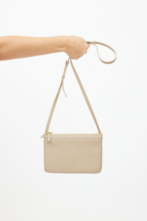 Celine Beige Trio Leather Bag