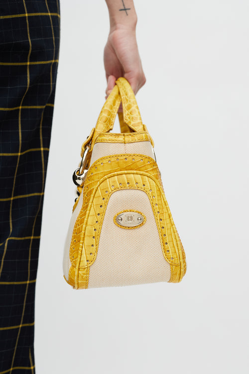 Celine Beige 
Yellow Boogie Bag