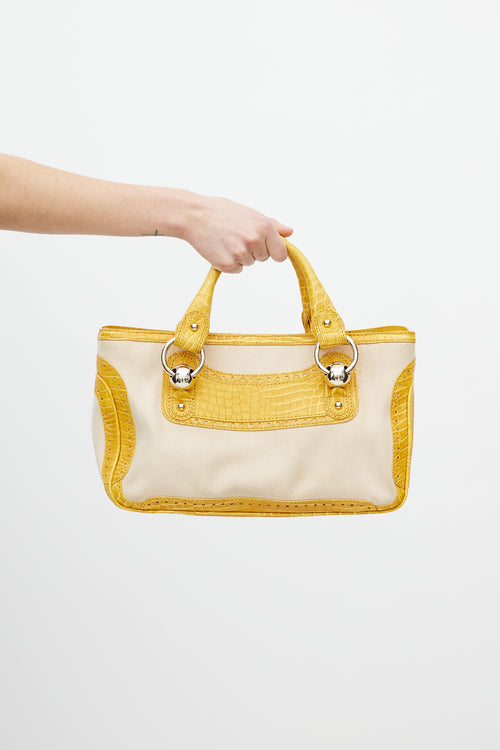 Celine Beige 
Yellow Boogie Bag