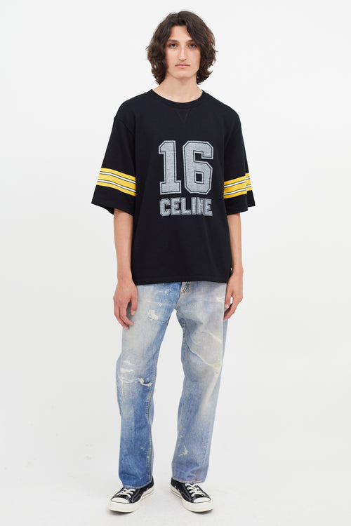 Celine Black 16 Oversized Top