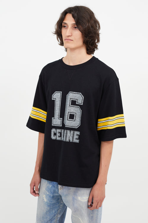 Celine Black 16 Oversized Top