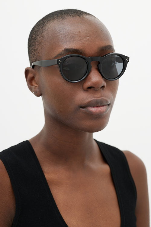 Celine Black CL41370S Round Sunglasses