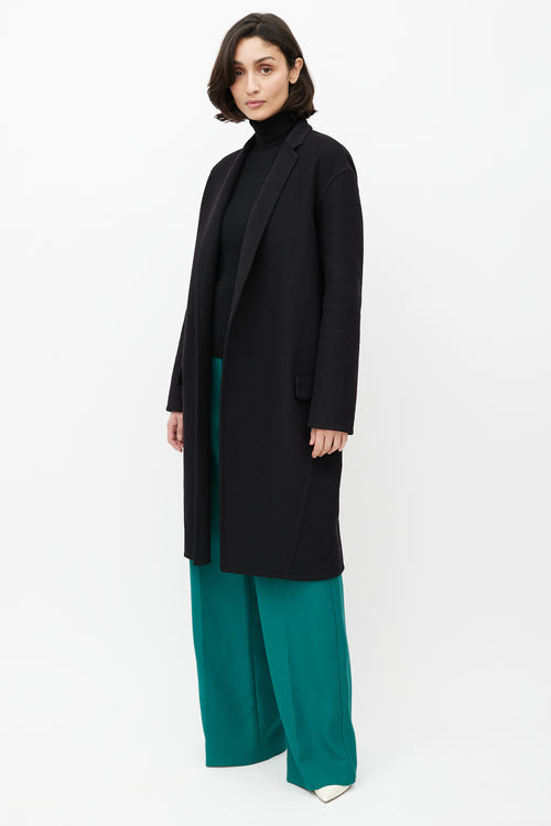 Celine Black Cashmere Coat