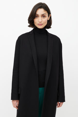 Celine Black Cashmere Coat