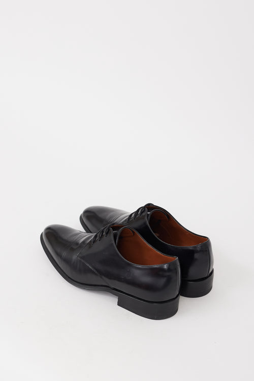 Celine Black Patent Leather Oxford