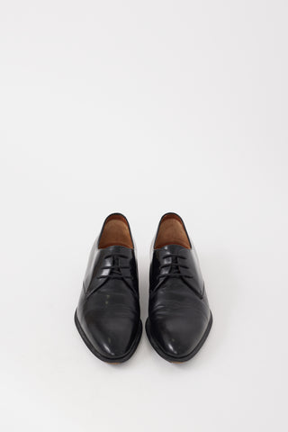 Celine Black Patent Leather Oxford