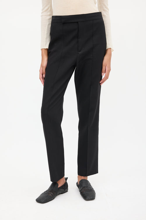 Celine Black Slim Leg Trouser