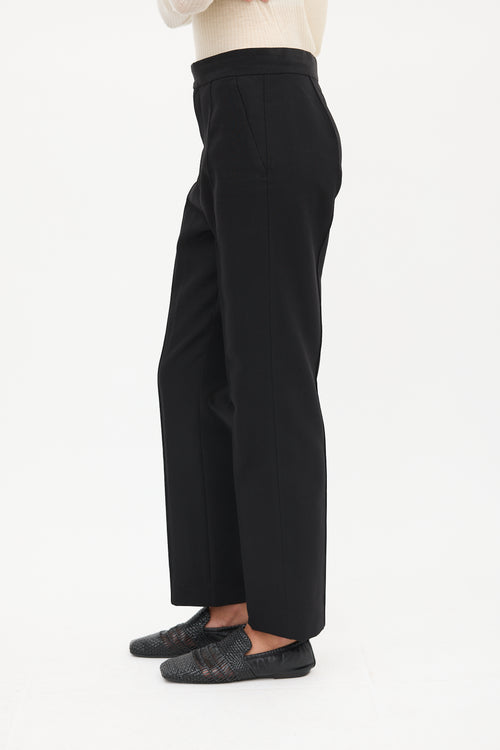 Celine Black Slim Leg Trouser