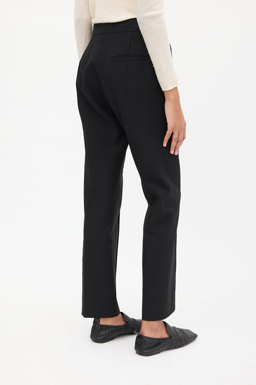 Celine Black Slim Leg Trouser