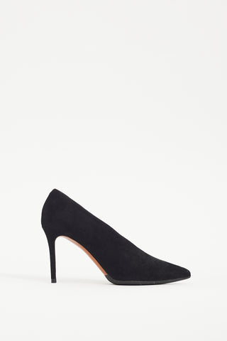 Celine Black Suede Heel