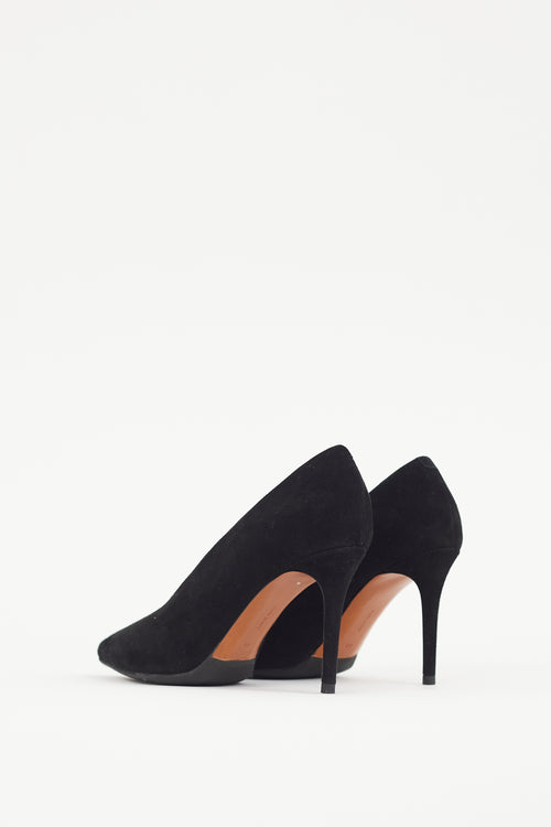 Celine Black Suede Heel