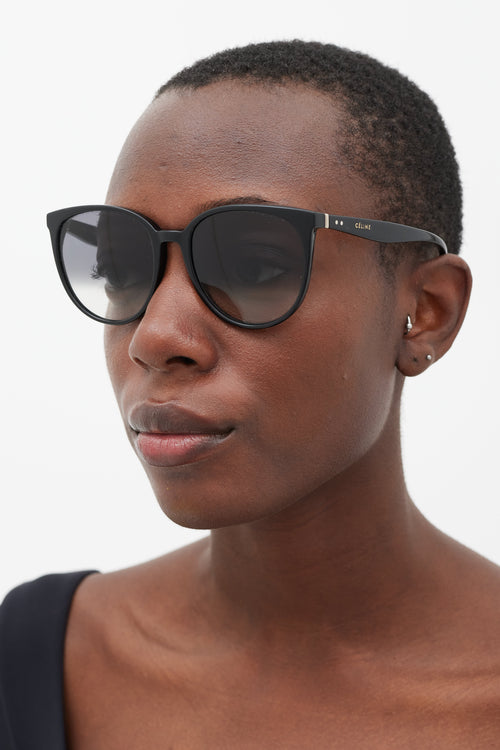 Celine Black Thin Mary Sunglasses