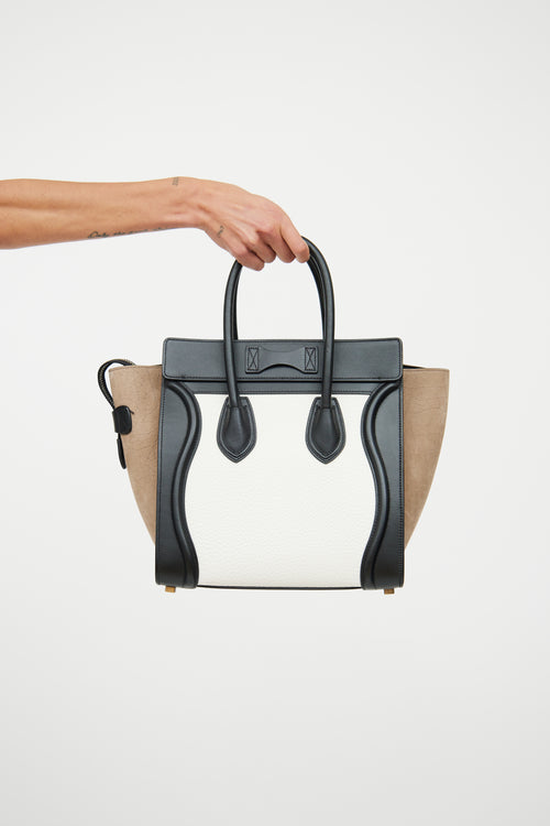 Celine Tri-Color Luggage Tote