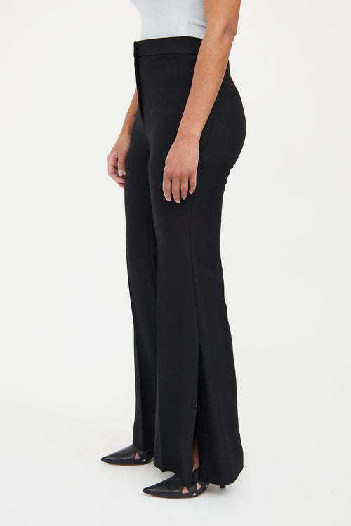 Celine Black Flare Trousers