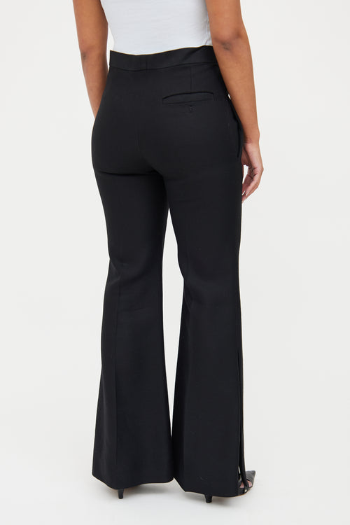 Celine Black Flare Trousers