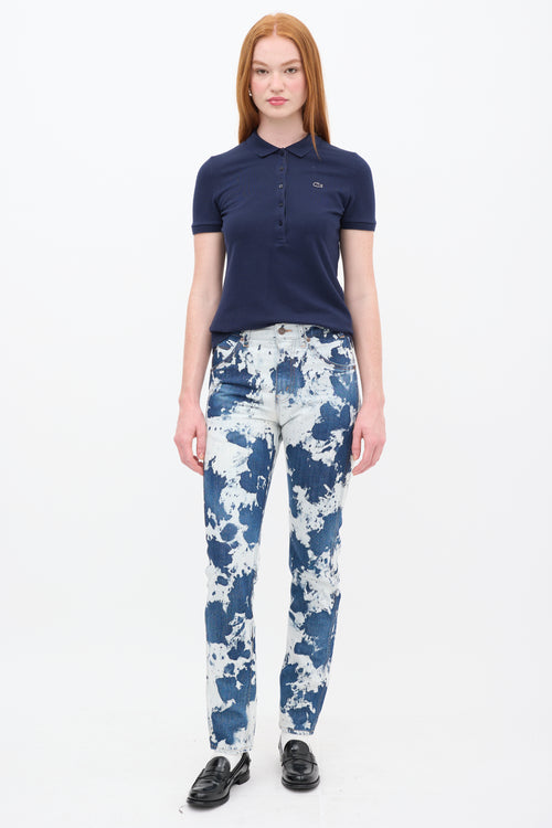 Celine Blue Acid Wash Slim Leg Jeans