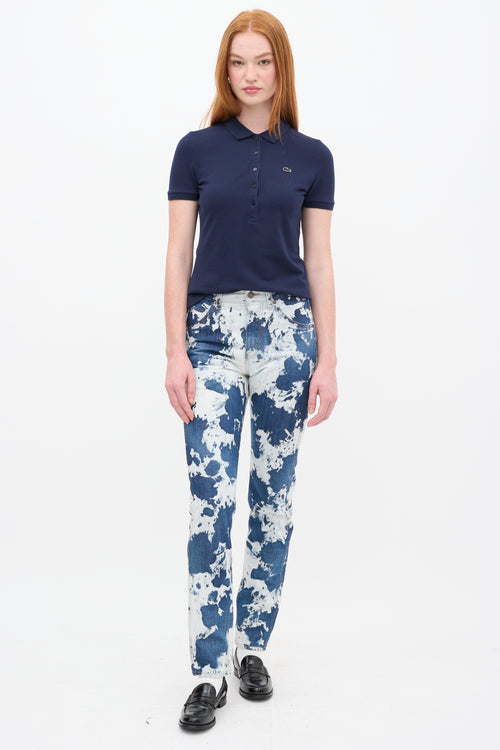 Celine Blue Acid Wash Slim Leg Jeans