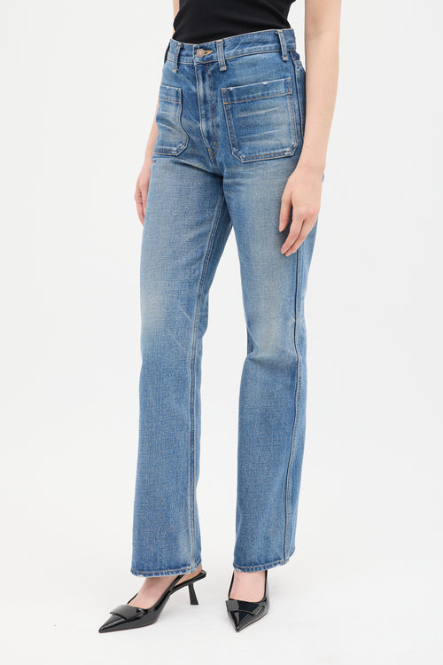 Celine Medium Wash Jane Flare Leg Jeans