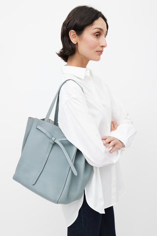 Celine Grey Leather Phantom Tote Bag