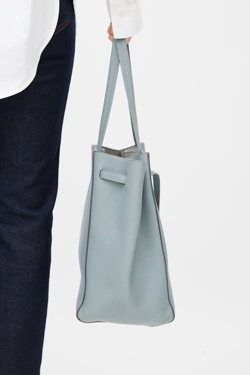 Celine Grey Leather Phantom Tote Bag