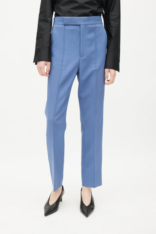 Celine Blue Slim Leg Trouser