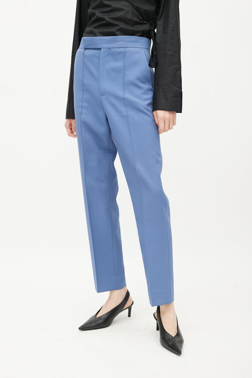 Celine Blue Slim Leg Trouser