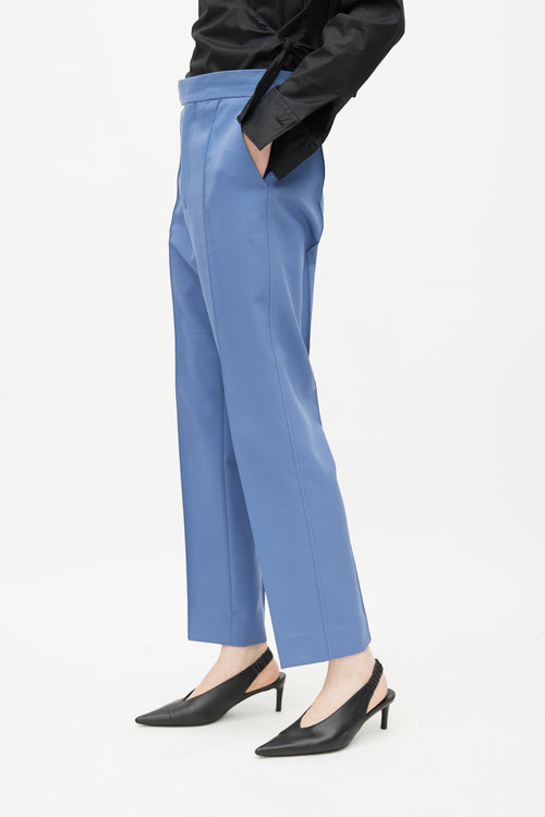 Celine Blue Slim Leg Trouser