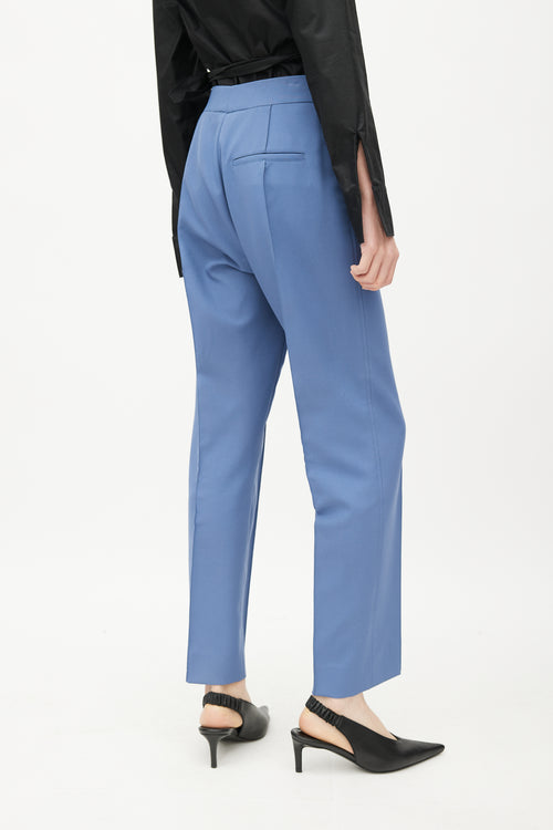 Celine Blue Slim Leg Trouser