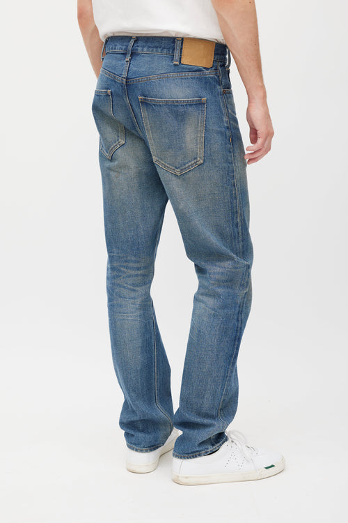 Celine Blue Washed Straight Leg Jeans