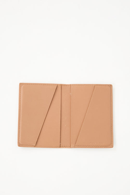 Celine Brown 
Black Leather Bifold Card Holder