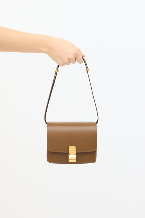 Celine Leather Small Classic Box Crossbody Bag