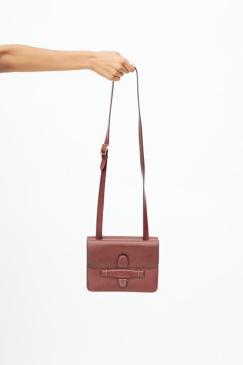 Celine Brown Leather Crossbody Bag