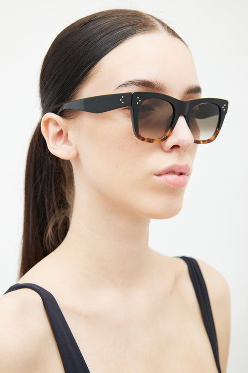 Celine Black 
Tortoiseshell CL41089 Sunglasses