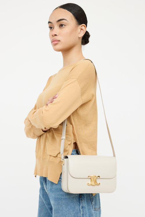 Celine Triomphe Medium Shoulder Bag