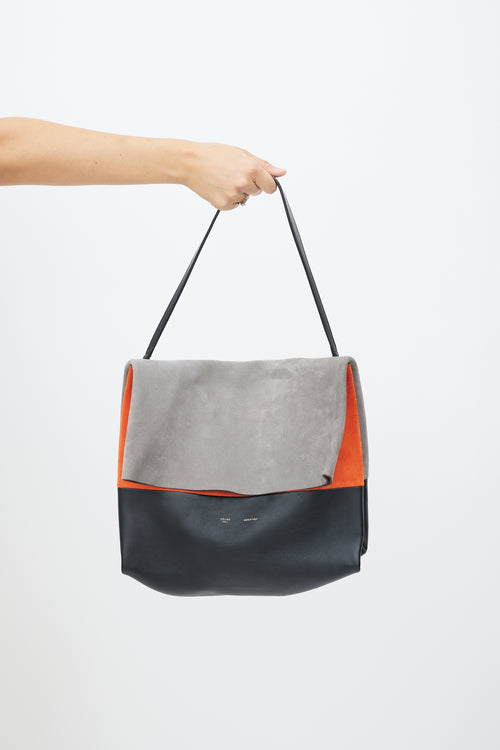 Celine Grey 
Multicolour Leather All Soft Bag