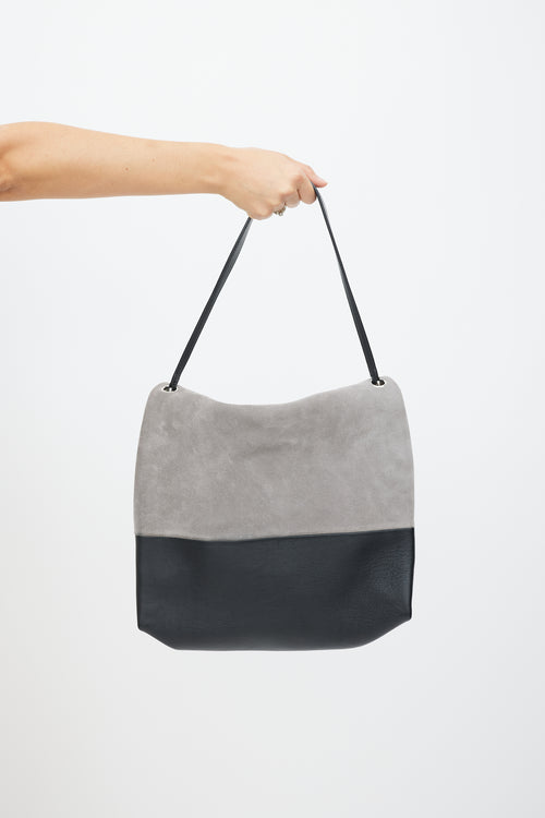 Celine Grey 
Multicolour Leather All Soft Bag