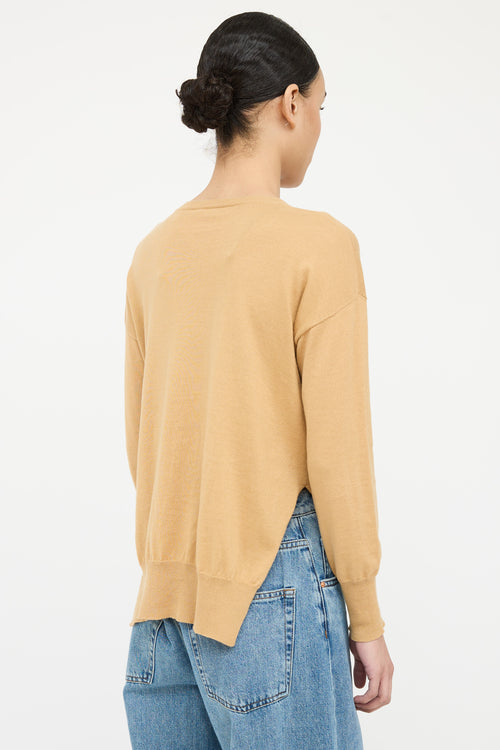 Celine Knit Pocket Long Sleeve Top