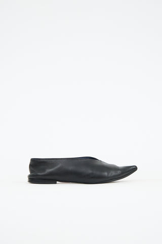 Celine Leather Pointed Toe Flat