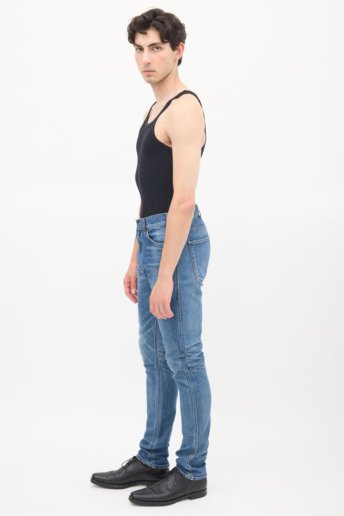 Celine Medium Wash Slim Leg Jeans