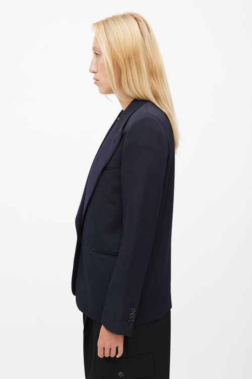 Celine Navy Wool Blazer