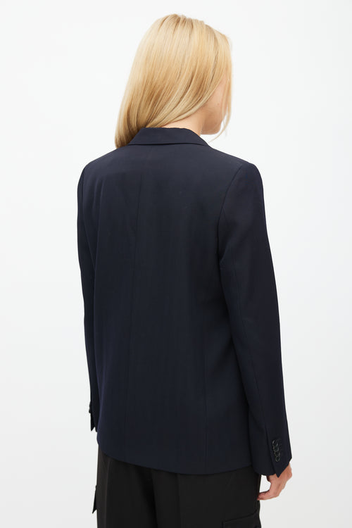 Celine Navy Wool Blazer