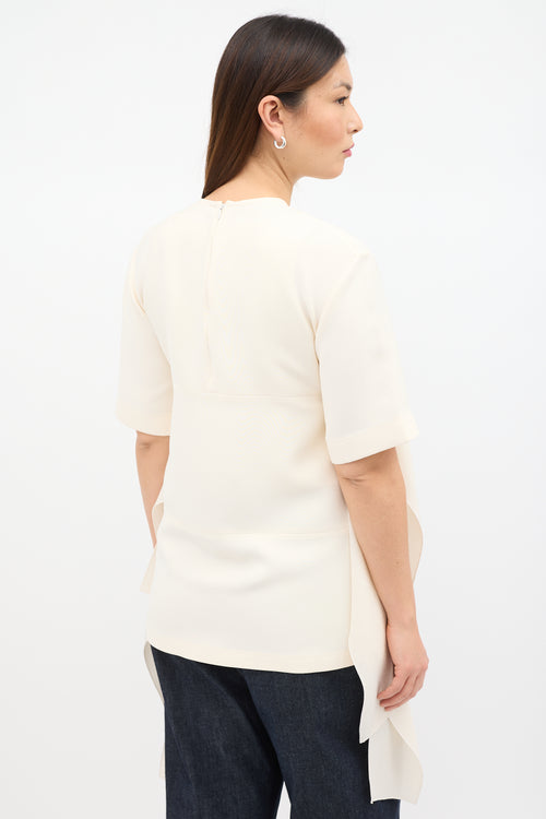 Spring 2015 Silk Drape Panel Top