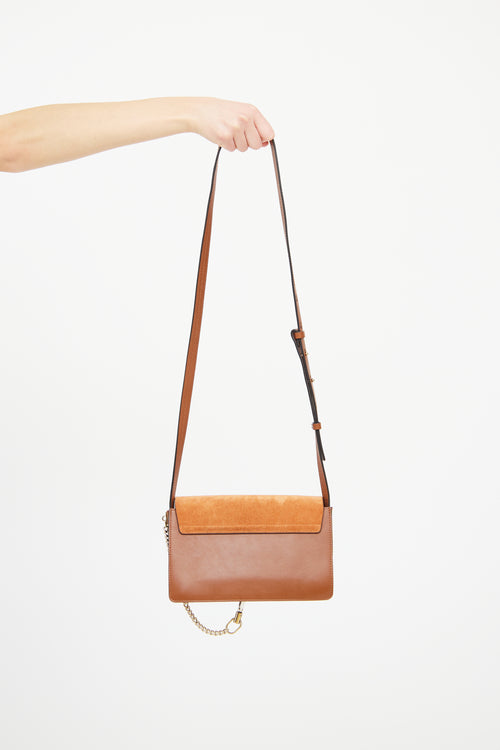 Chloé Terracotta Small Suede Faye Bag