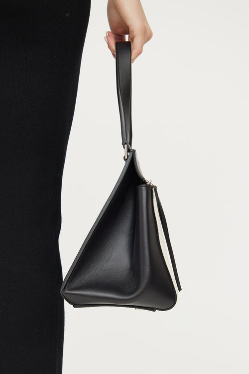 Celine Black White Edge Shoulder Bag