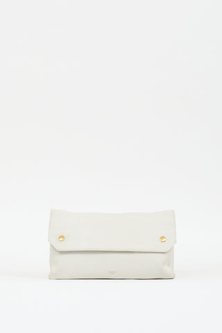 Celine 2014 White Leather Bum Bag