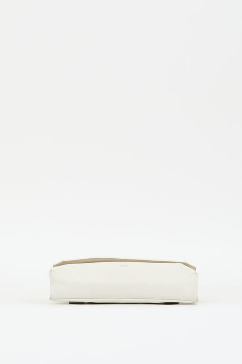 Celine 2014 White Leather Bum Bag