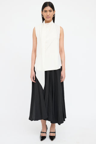 Celine Silk Draped Top