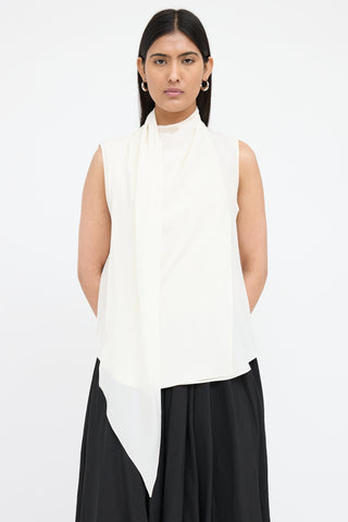 Celine Silk Draped Top