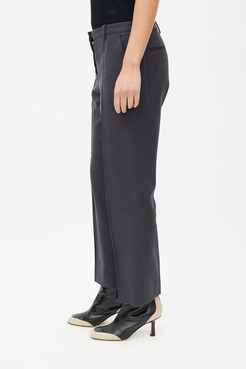 Celine Grey Straight Leg Trouser