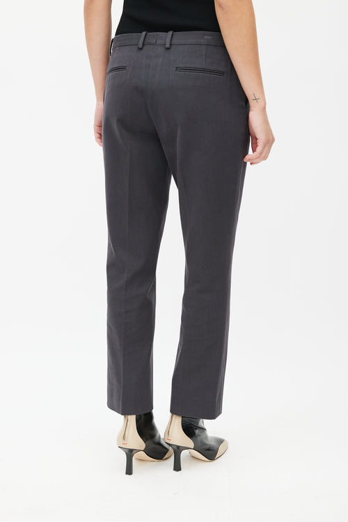 Celine Grey Straight Leg Trouser